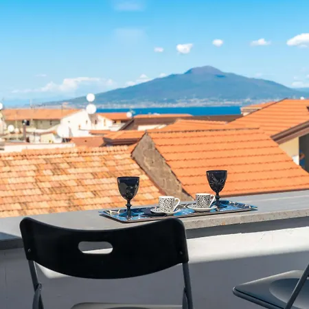 Apartment The Roof With Sea View Sorrento